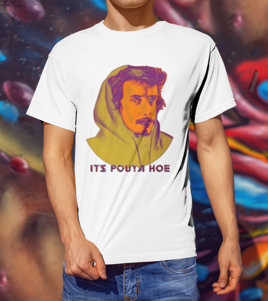 Pouya Its Pouya Hoe Portrait Style Illustration T-Shirt
