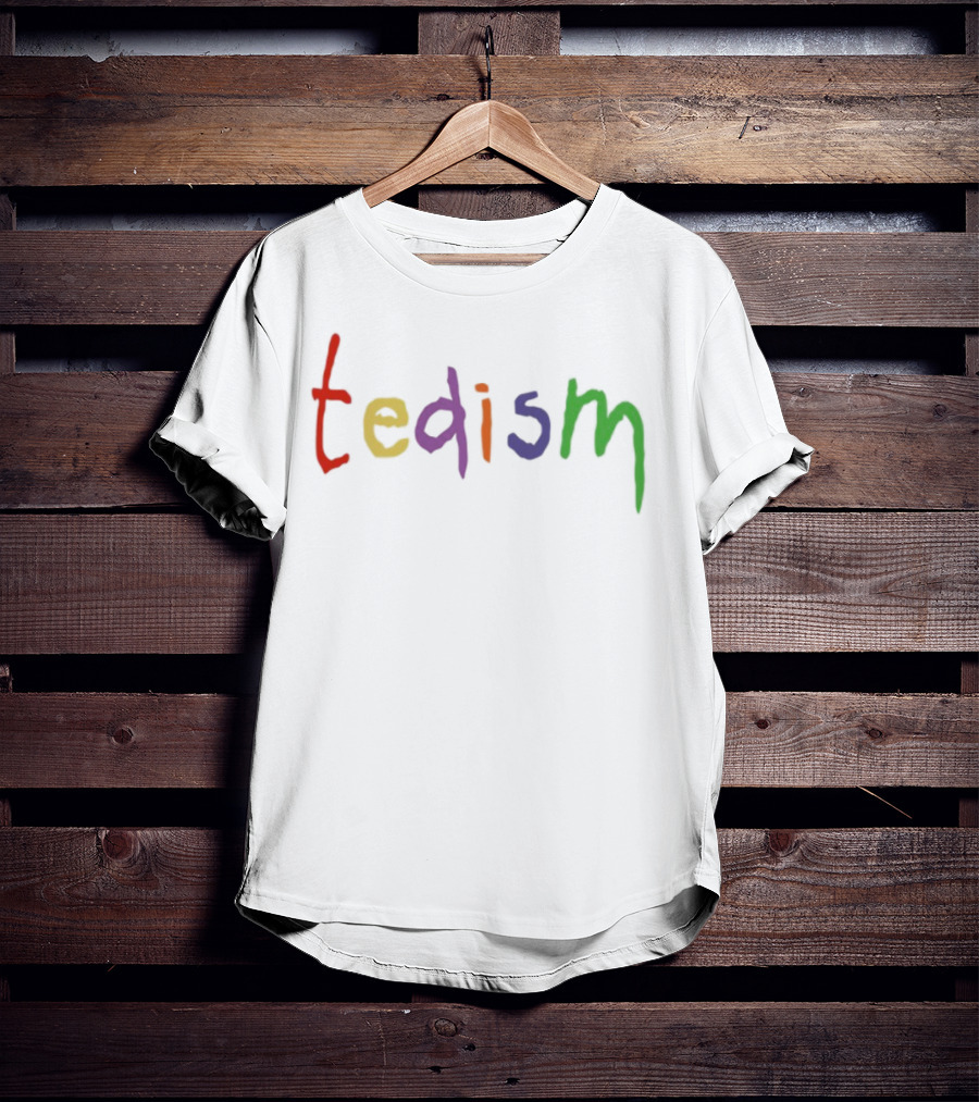 Tedism Colorful Rainbow Letters T-Shirt
