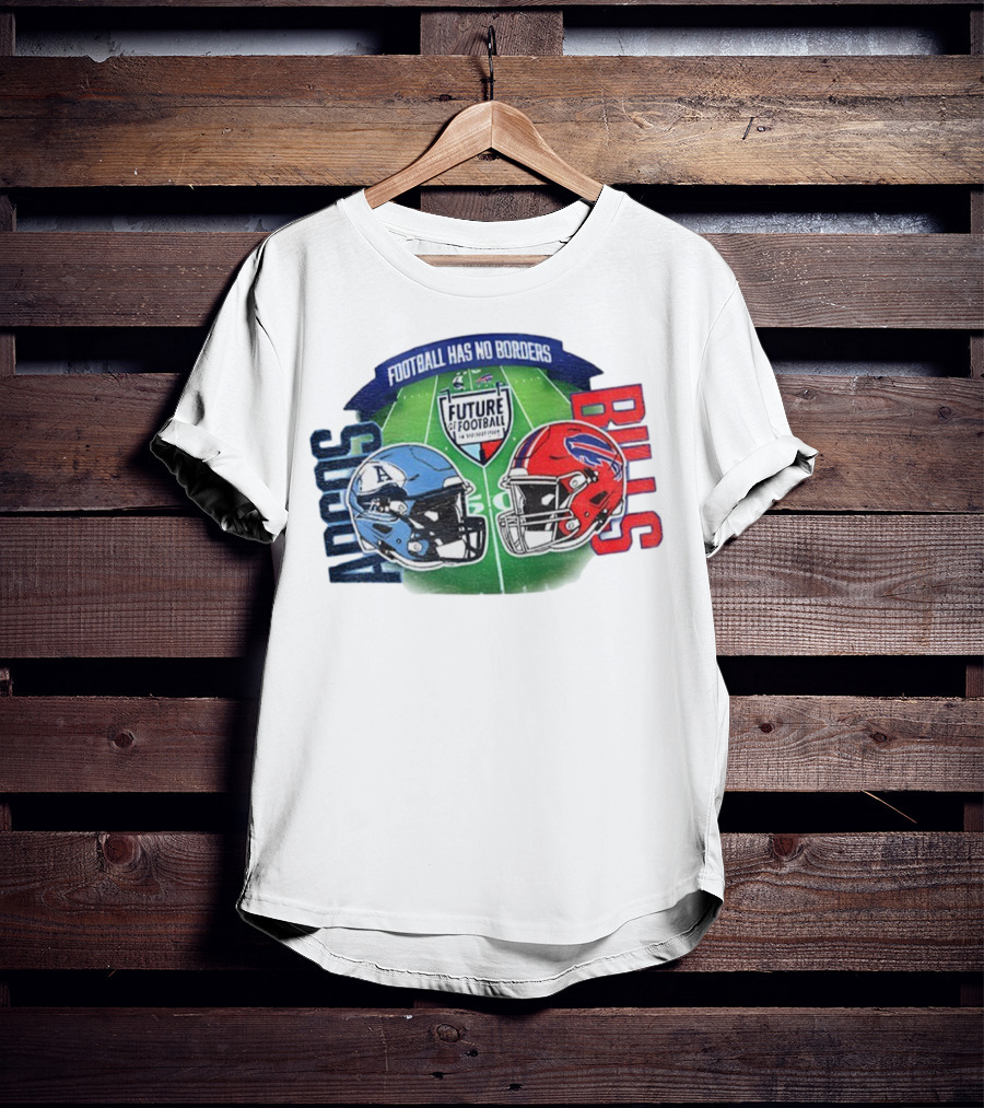 Toronto Argonauts Buffalo Bills Helmet Football Has No Borders Future Football T-Shirt