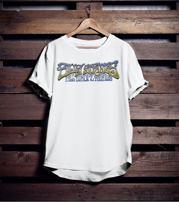 Billy Strings Fall Europe Tour 2025 Grateful Dead Dates T-Shirt