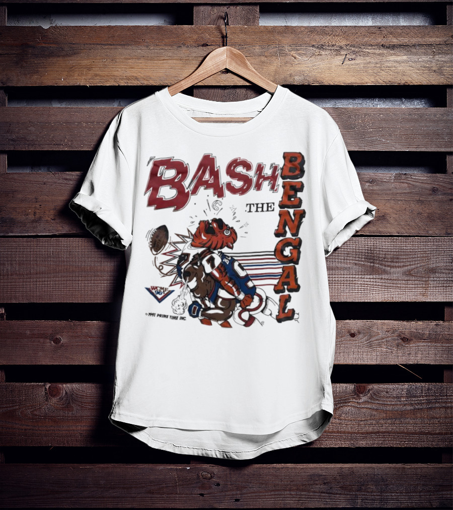 Bash The Bengal Football Rivalry Action T-Shirt