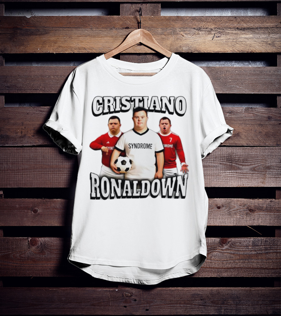 Cristiano Ronaldown Syndrome Graphic T-Shirt
