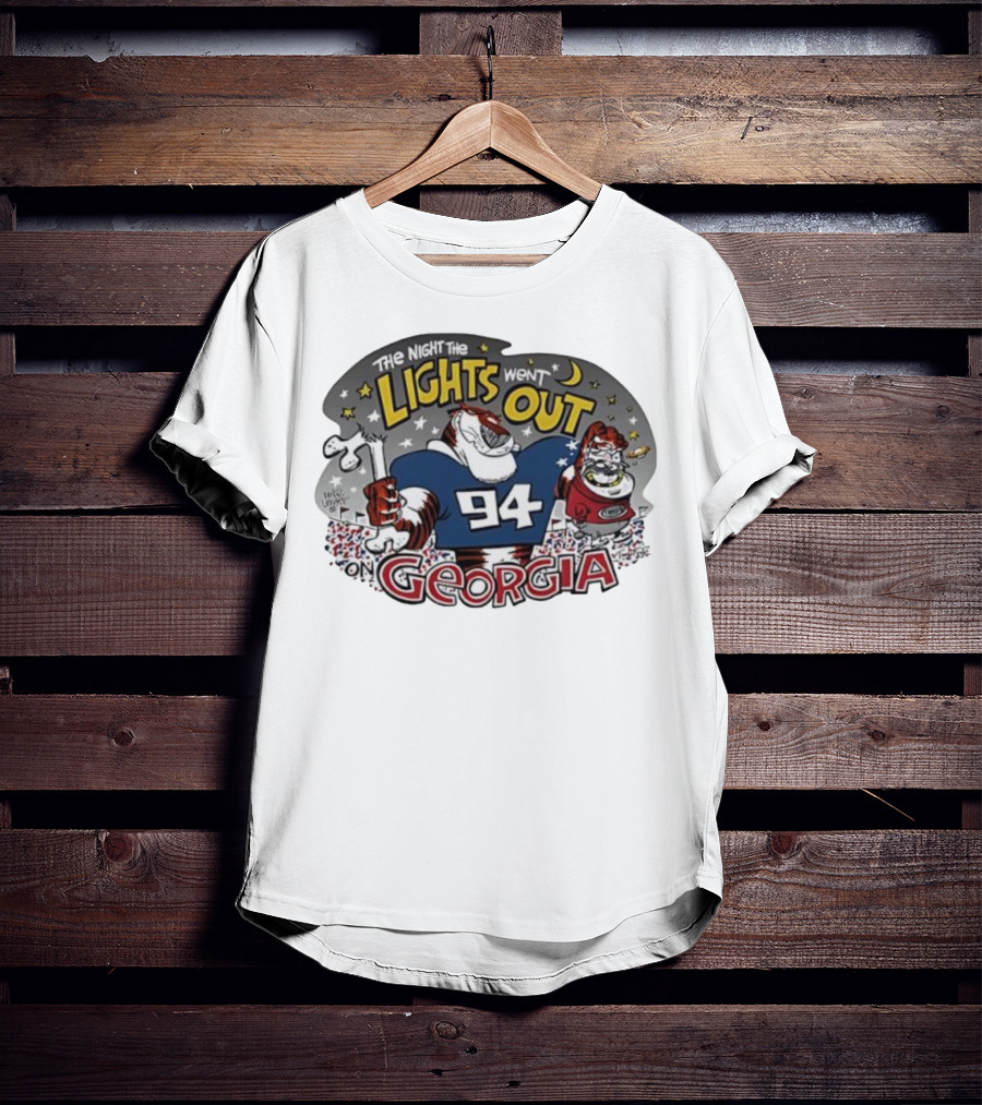 Georgia '94 The Night The Lights Went Out Football Rivalry T-Shirt