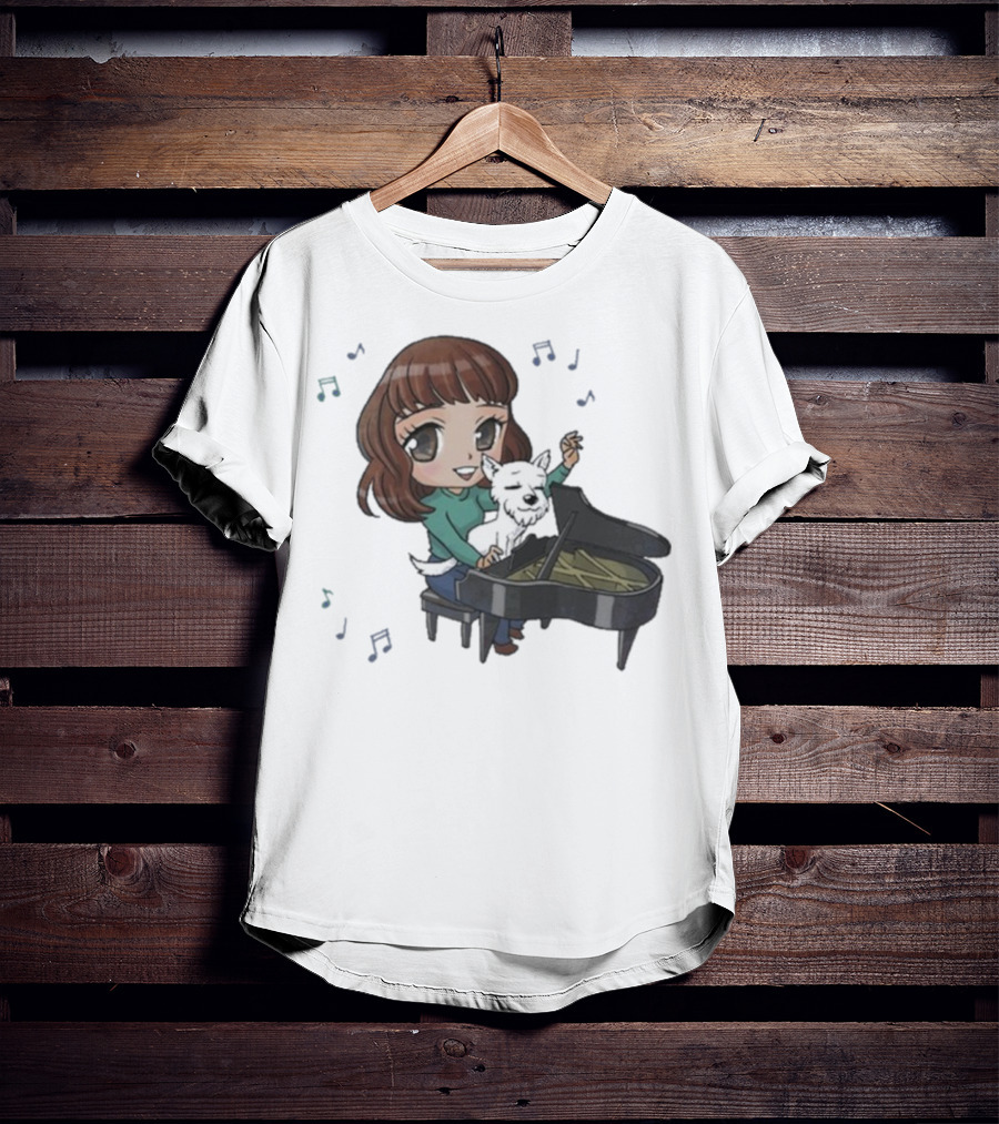 Mark Crilley Kara And Bradford Piano Playing Melody T-Shirt