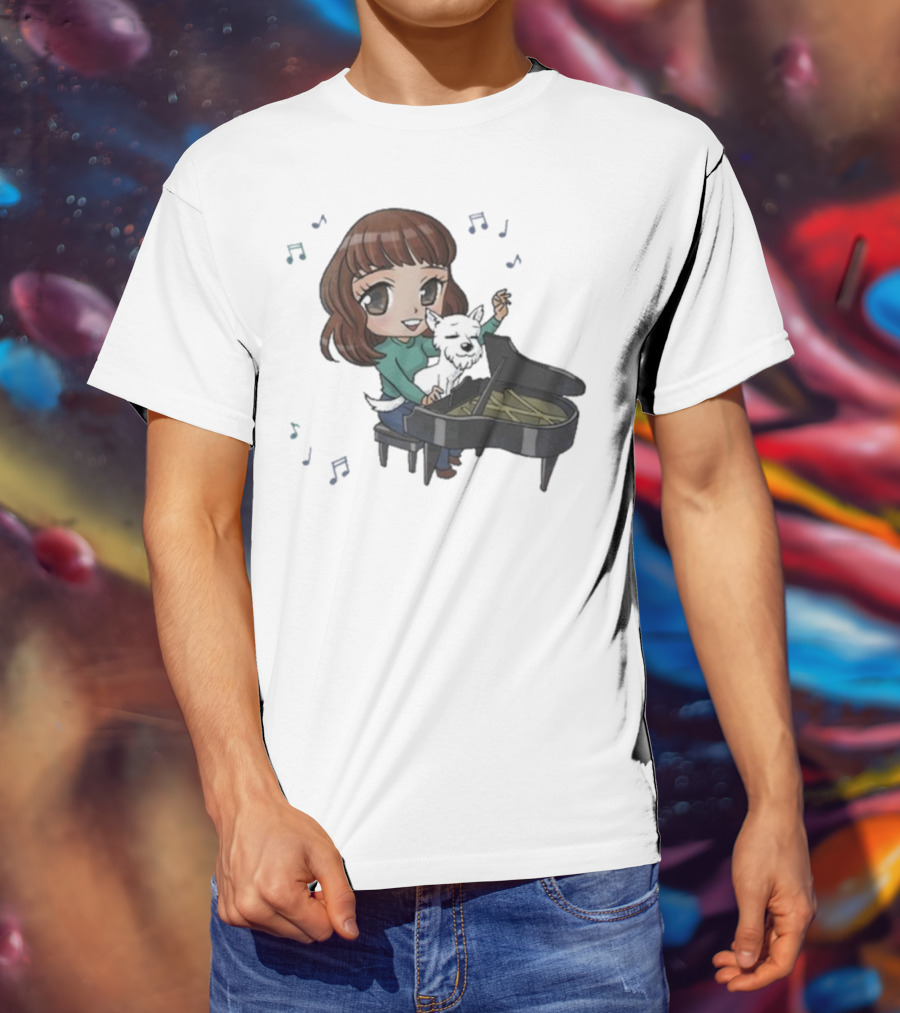 Mark Crilley Kara And Bradford Piano Playing Melody T-Shirt