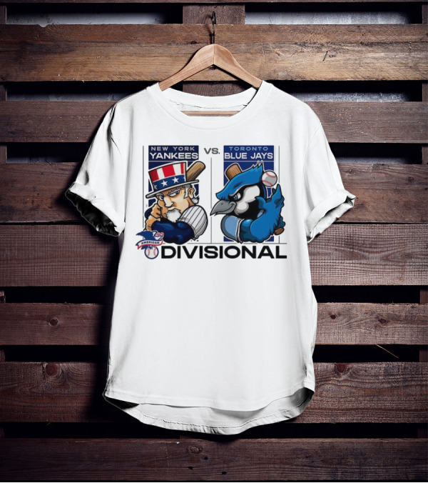 New York Yankees Vs Toronto Blue Jays American League Divisional 2025 T-Shirt