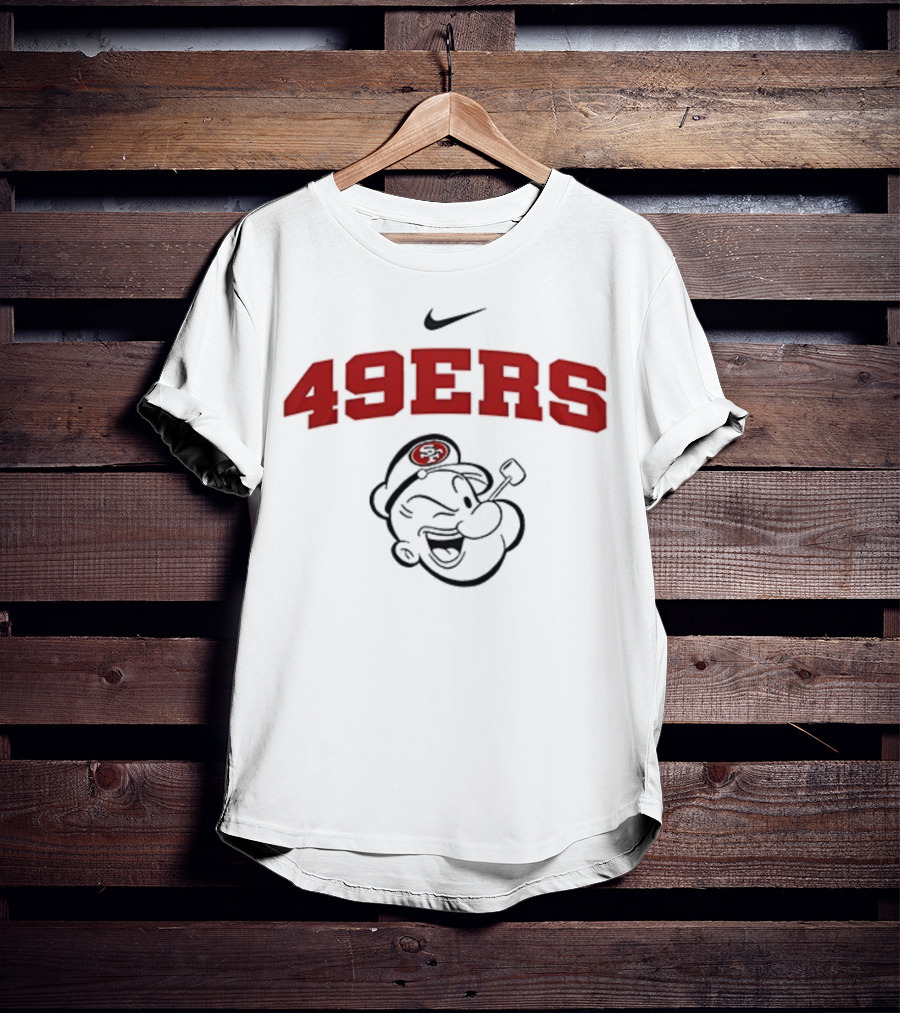 San Francisco 49ers Nike Popeye I Yam What I Yam T-Shirt