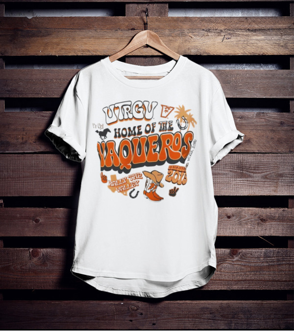UTRGV Vaqueros V’s Up Home Of The Vaqueros Established 2015 T-Shirt
