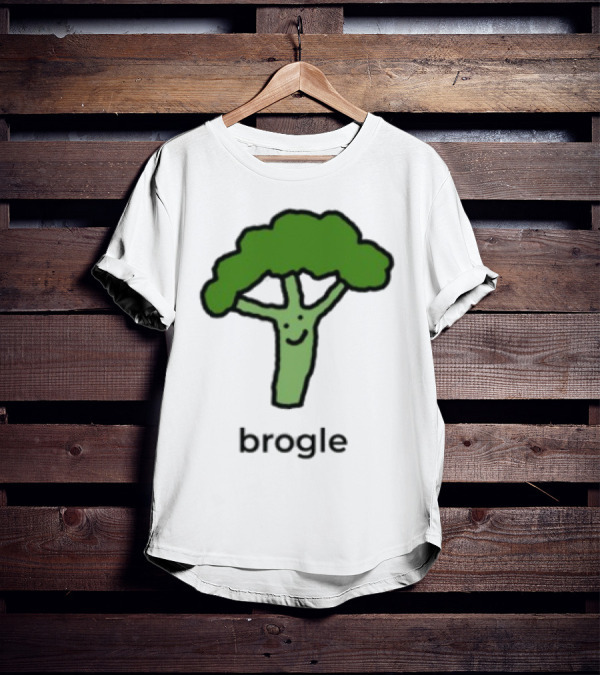 Dalesbits Brogle Happy Broccoli Pun T-Shirt