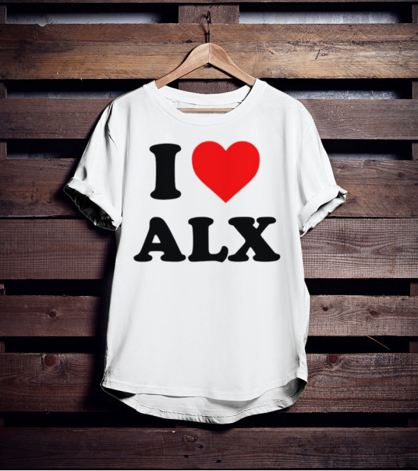 I Love ALX Red Heart Emblem T-Shirt