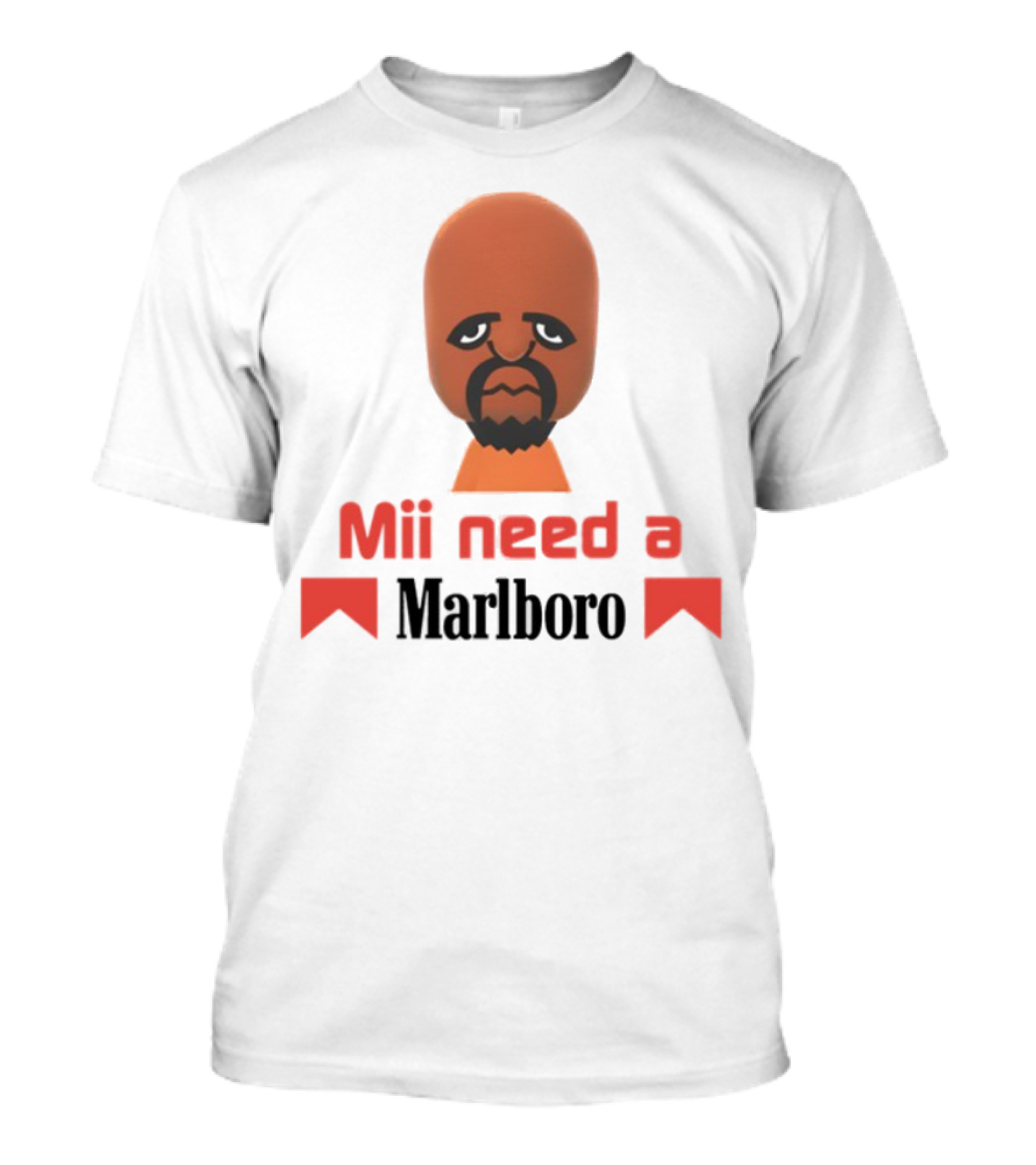 Mii Need A Marlboro Smoking Meme Parody T-Shirt