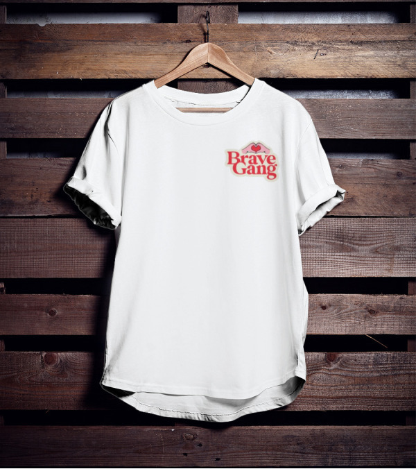 Shop The Bravest Brave Gang Heart Hands Icon T-Shirt