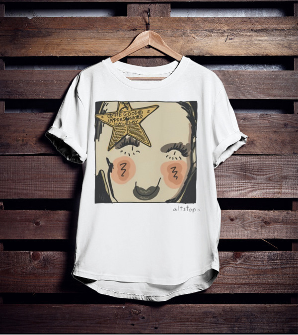 The Good Impersonator Halsey Altstop Star Face Sketch T-Shirt