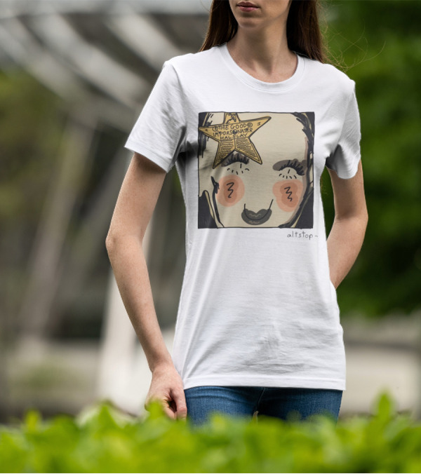 The Good Impersonator Halsey Altstop Star Face Sketch T-Shirt
