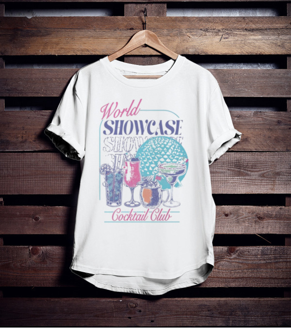 World Showcase Cocktail Club The Lost Bros T-Shirt