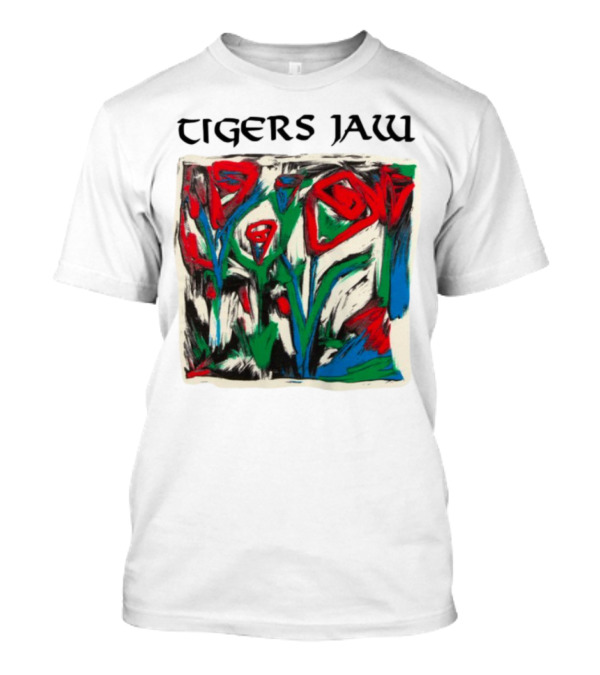 Tigers Jaw Lovesong Colorful Abstract Floral Art T-Shirt