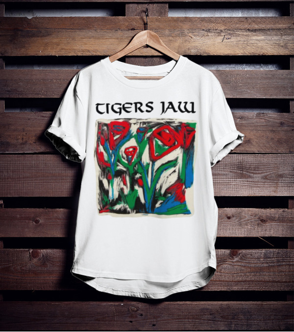 Tigers Jaw Lovesong Colorful Abstract Floral Art T-Shirt
