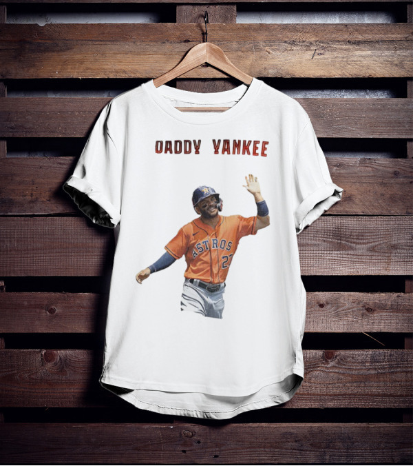Daddy Yankee Jose Altuve Houston Astros Baseball Star T-Shirt