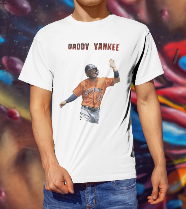 Daddy Yankee Jose Altuve Houston Astros Baseball Star T-Shirt