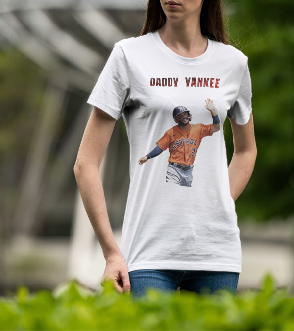 Daddy Yankee Jose Altuve Houston Astros Baseball Star T-Shirt
