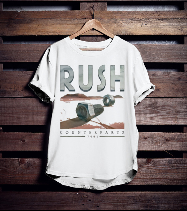 Rush Counterparts 1993 Desert Album Art T-Shirt