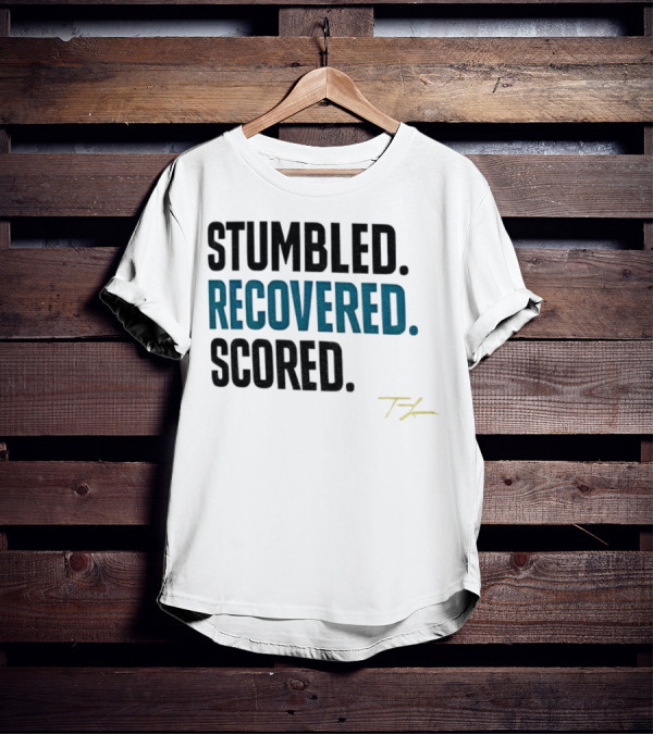 Trevor Lawrence Stumbled Recovered Scored TK Jacksonville Jaguars T-Shirt