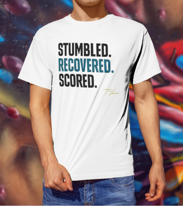 Trevor Lawrence Stumbled Recovered Scored TK Jacksonville Jaguars T-Shirt