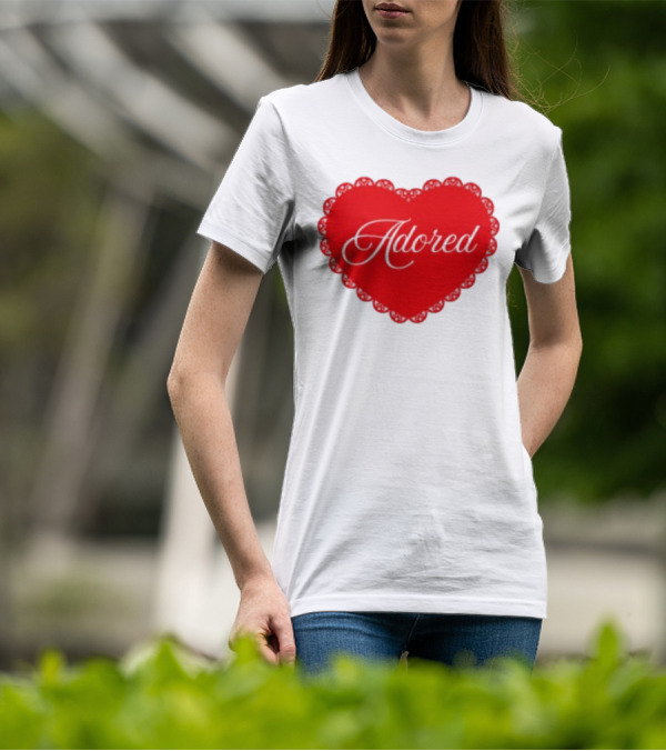 Paris Hilton Heart Adored T-Shirt