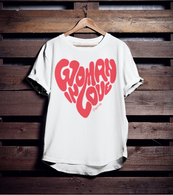"Heart Shaped Perrie Woman In Love" T-Shirt