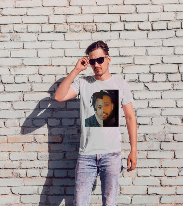 Xxxtentacion Goonlord Half Face Portrait T-Shirt