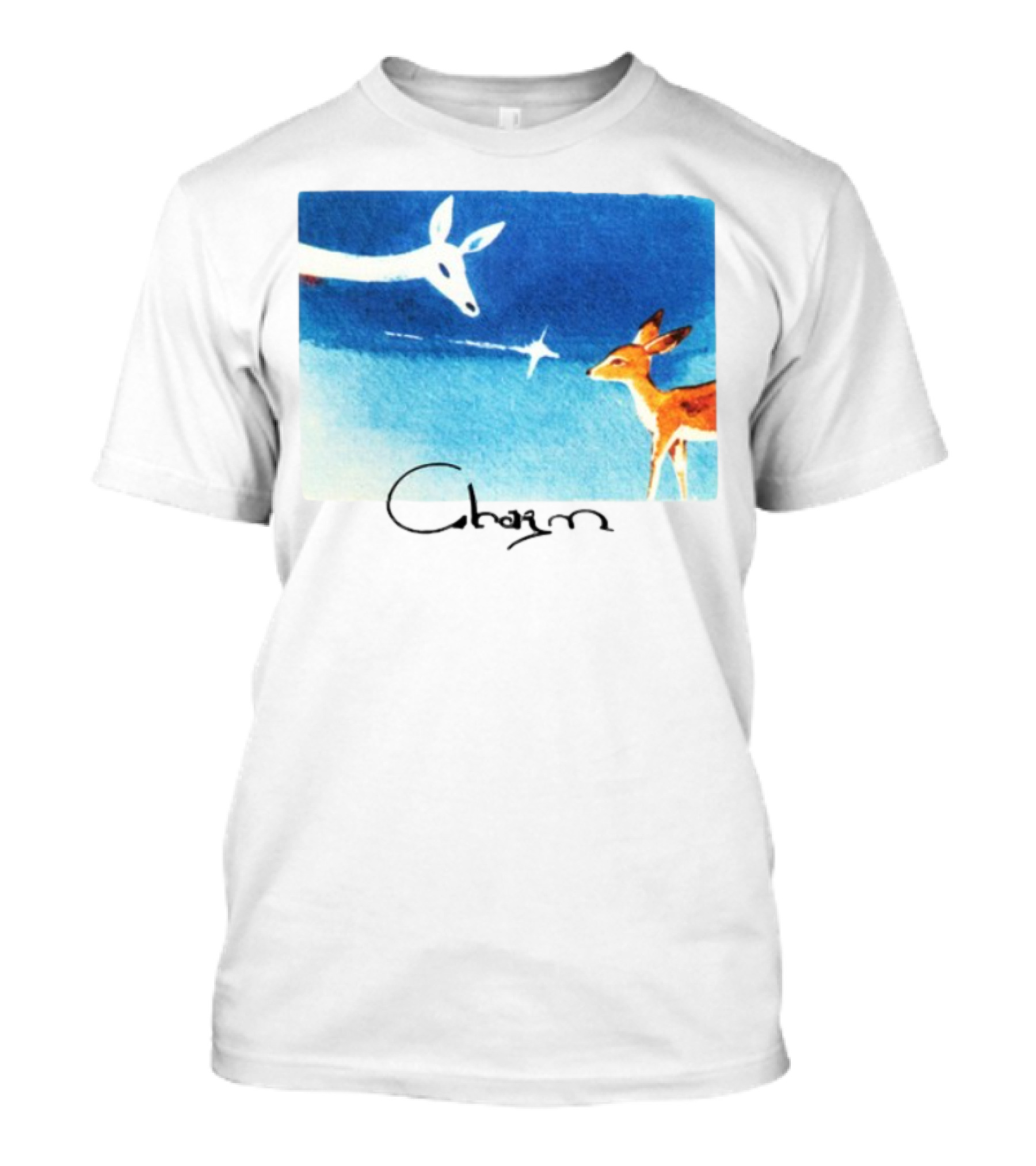 Clairo Charm Benefit Enchanting Deer Illustration T-Shirt