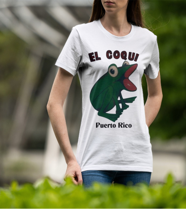 El Coqui Frog Puerto Rico Cultural Icon T-Shirt