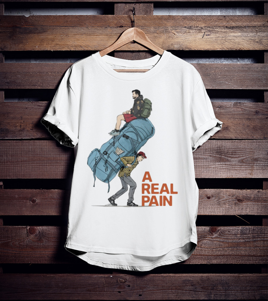 Searchlight Pictures A Real Pain Hiking Backpack Adventure T-Shirt