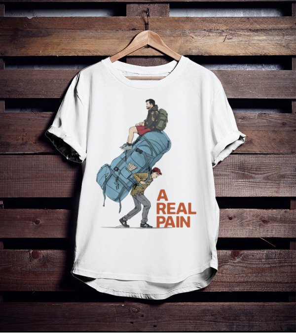 Searchlight Pictures A Real Pain Hiking Backpack Adventure T-Shirt