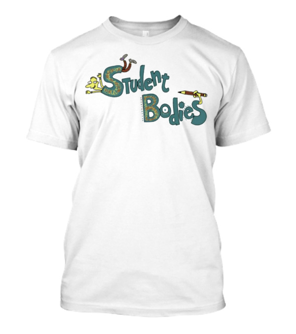 Student Bodies Retro Cartoon Pencil Sketch Art T-Shirt