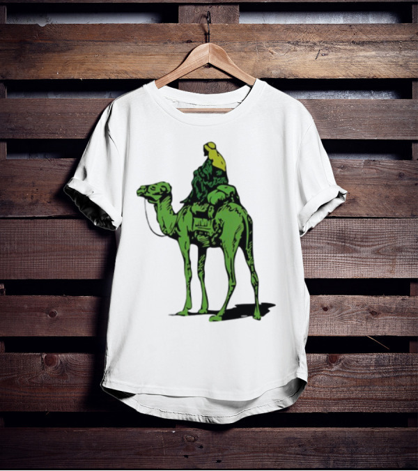 Silk Road Free Ross Camel Graphic T-Shirt