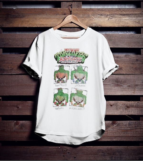 Super Tortoise Karate Donatello Leonardo Raphael Michelangelo T-Shirt