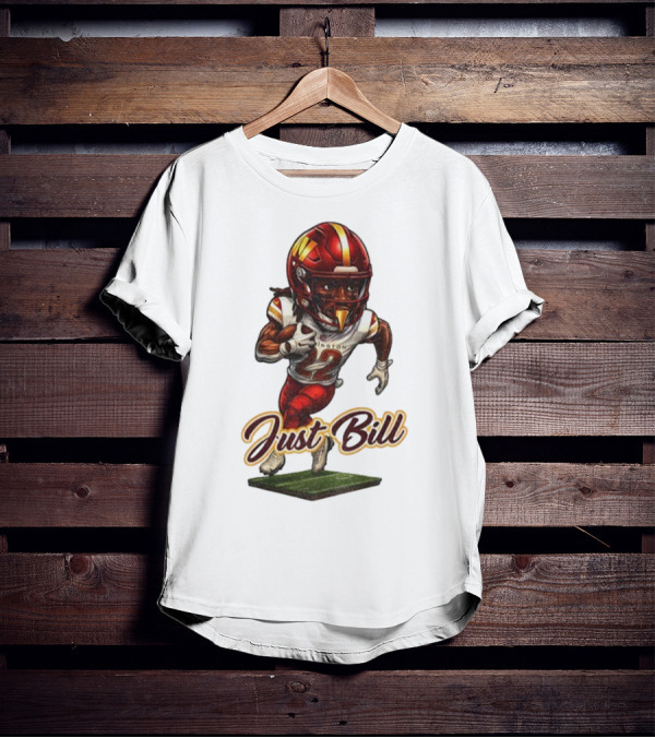 Just Bill Jacory Croskey-Merritt Washington NFL Football Player T-Shirt