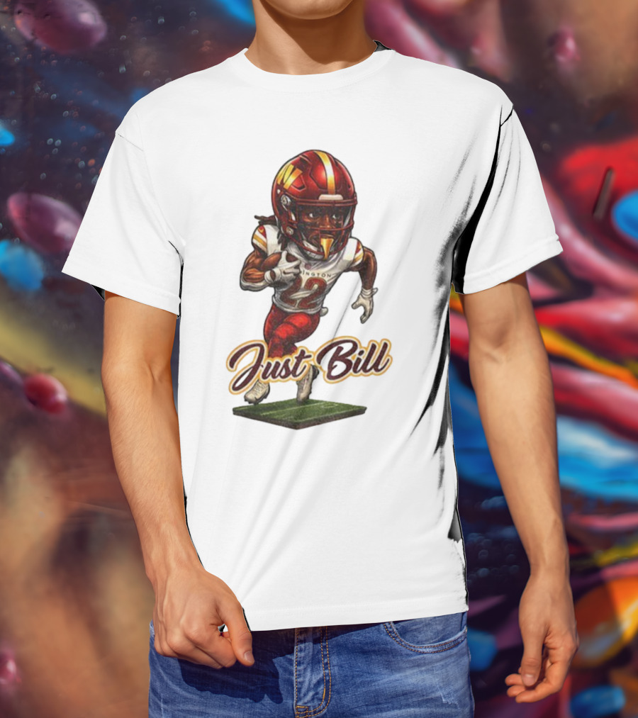 Just Bill Jacory Croskey-Merritt Washington NFL Football Player T-Shirt