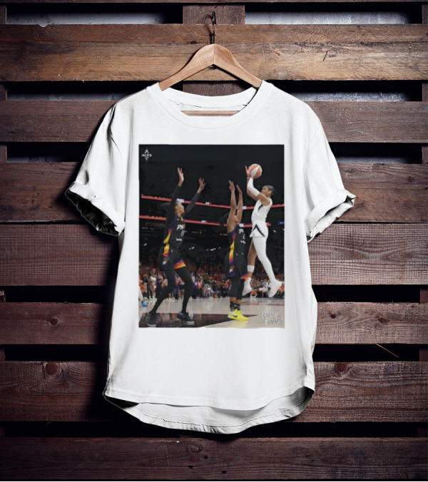 Las Vegas Aces Hang It In The Louvre Basketball Action Shot T-Shirt