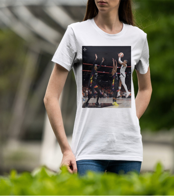 Las Vegas Aces Hang It In The Louvre Basketball Action Shot T-Shirt