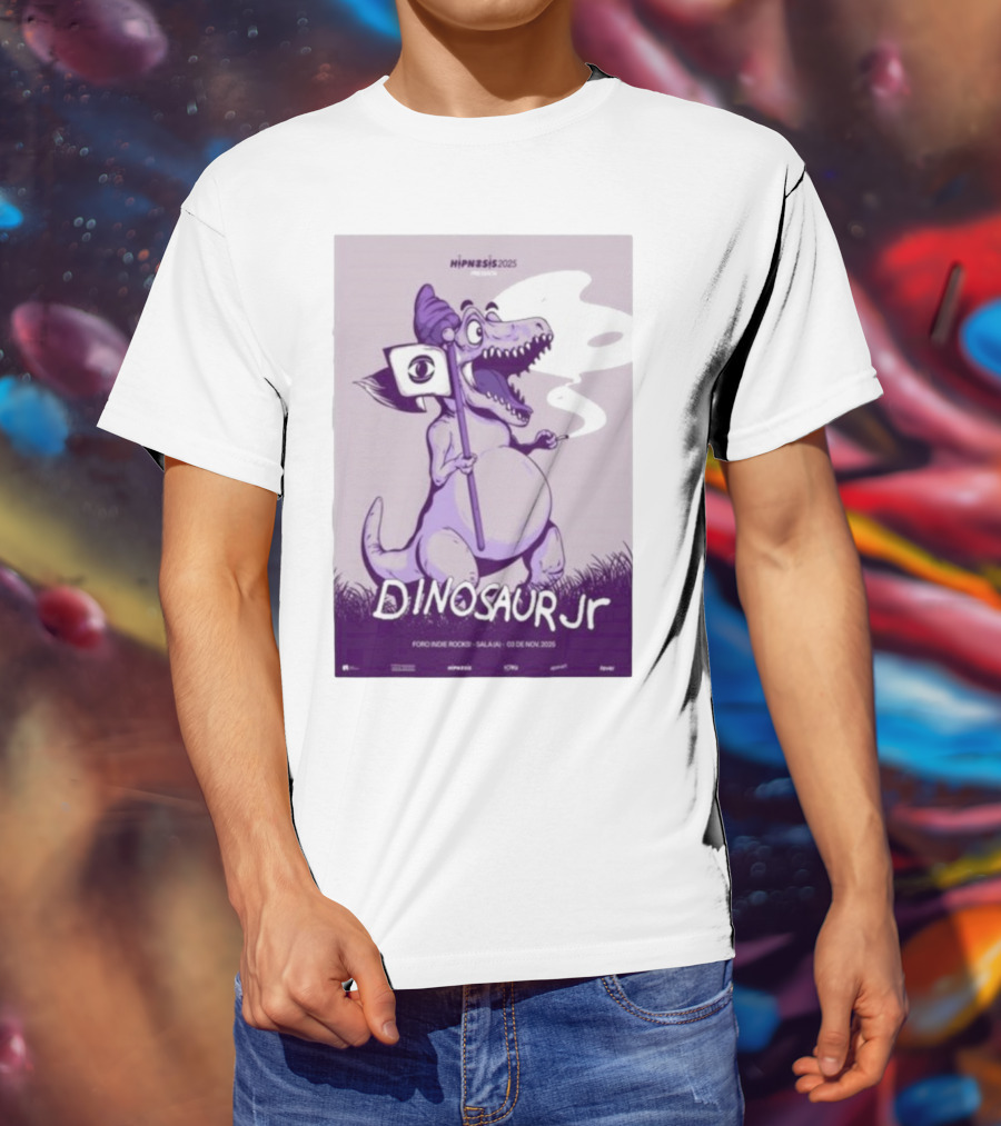 Dinosaur Jr. Hipnosis 2025 Mexico City Nov 3 Foro Indie Rocks T-Shirt