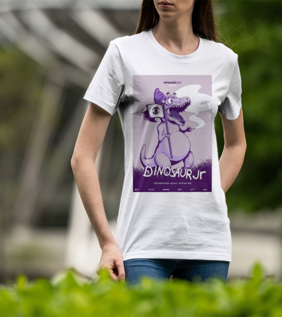 Dinosaur Jr. Hipnosis 2025 Mexico City Nov 3 Foro Indie Rocks T-Shirt