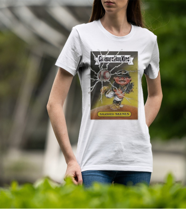 Garbage Pail Kids Smashed Skenes Pittsburgh Pirates Paul Skenes T-Shirt