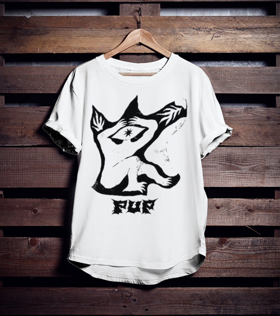 Pup Flames Creature With Wings T-Shirt