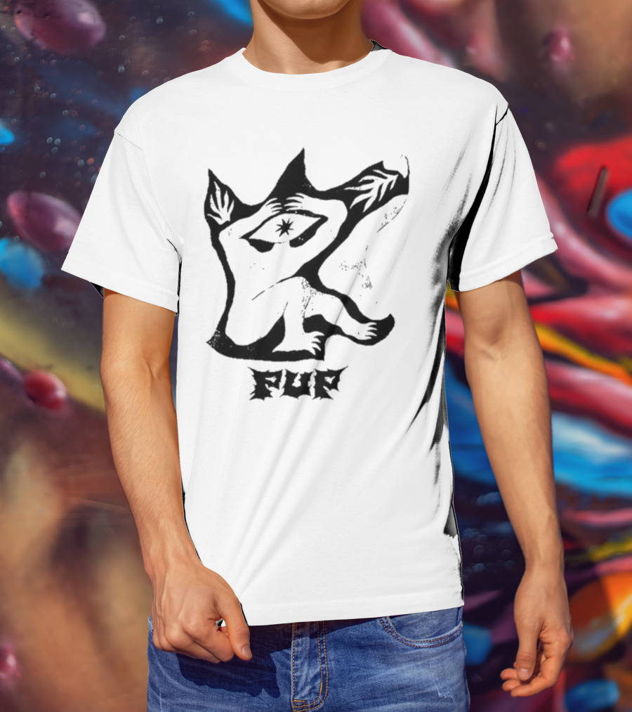 Pup Flames Creature With Wings T-Shirt