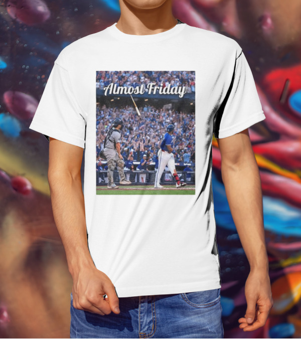 Toronto Blue Jays New York Yankees Almost Friday MLB Baseball Action T-Shirt