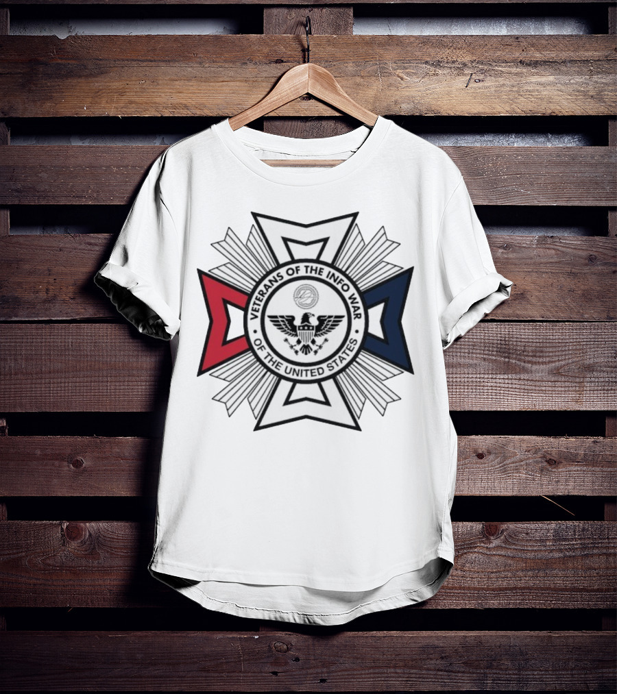 Veterans Of The Info War Emblem United States Insignia T-Shirt