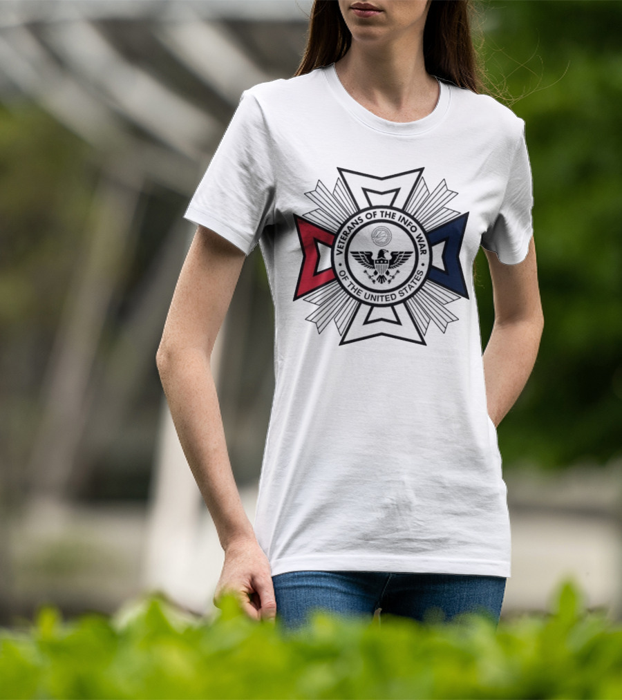Veterans Of The Info War Emblem United States Insignia T-Shirt