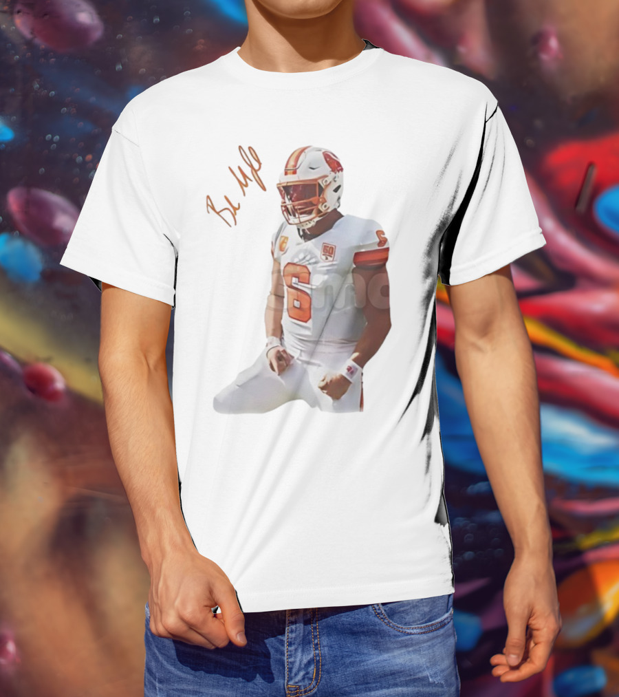 Baker Mayfield Signature Tampa Bay Buccaneers NFL Quarterback Number 6 T-Shirt